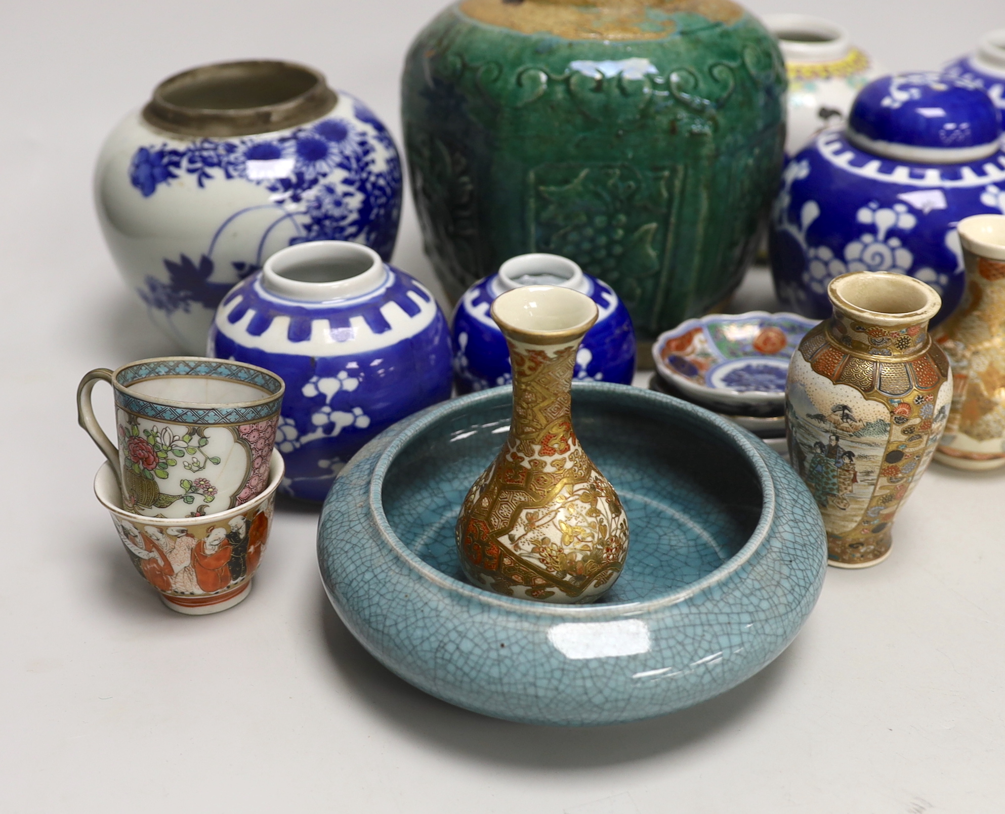 A group of Oriental ceramics